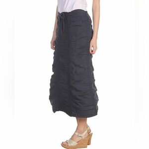 Like NEW! XCVI Double Shirred Panel Skirt In "Navy", Size XL
